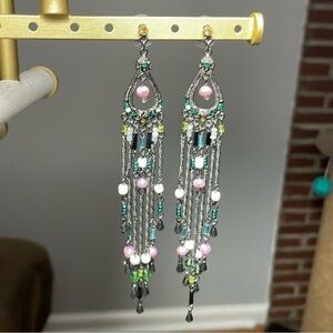 Long Drop earrings *Gallery quality *Beautiful details